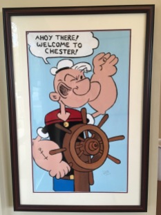 Popeye Chester Ahoy They Welcome